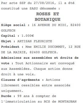 roses et botaniques